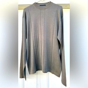 Silk & Cotton Blend Men's Sweater by Wayne Gretzky - Size Lg